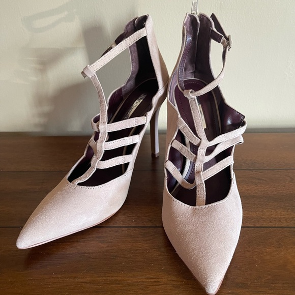 BCBGeneration Shoes - BCBGeneration Beige Suede Heels